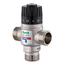 Клапан змішувальний Roho R1207-075 - 3/4" ЗР термостатичний (35-60*C) (RO1021)