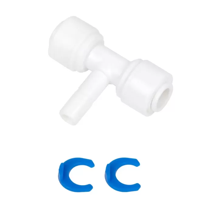 Фітинг трійник ITAL 1/4"Q x 1/4" N x 1/4"Q (кратно 10 шт) (ST005A)