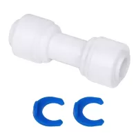 Прямий адаптер 1/4"цанга x 1/4"цанга (КРАТНО 10 шт) (ST018-A ){10}
