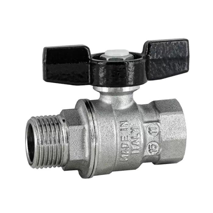 Кран кульовий Officine Rigamonti Aurea PN28 1" вн.-зов., метелик (1115.025)