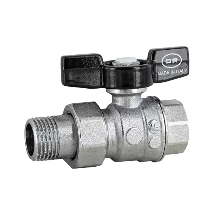 Кран кульовий з напівзгоном Officine Rigamonti Aurea PN35 1", прямой (1120.025)