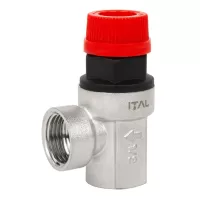 Запобіжний клапан ITAL 1,5 bar ВВ 1/2" нік. {120}