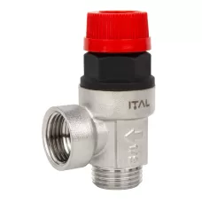 Запобіжний клапан ITAL 2,5 bar ВЗ 1/2" нік. {120}