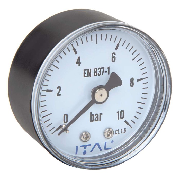 Манометр Ø50 1/4" 10 bar фронтальний ITAL {200}