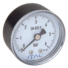 Манометр Ø50 1/4" 6 bar фронтальний ITAL {200}