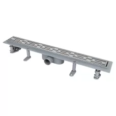 IT13-FT01/300 ITAL Душовий трап 300*70*67 мм ABS пластик, сірий (блістер) {5/1}