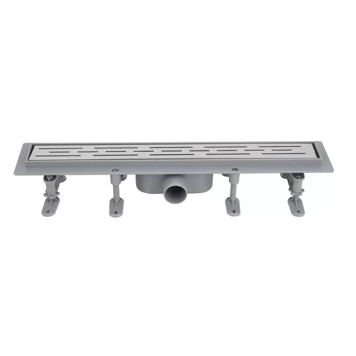 IT13-FT01/300 ITAL Душовий трап 300*70*67 мм ABS пластик, сірий (блістер) {5/1}