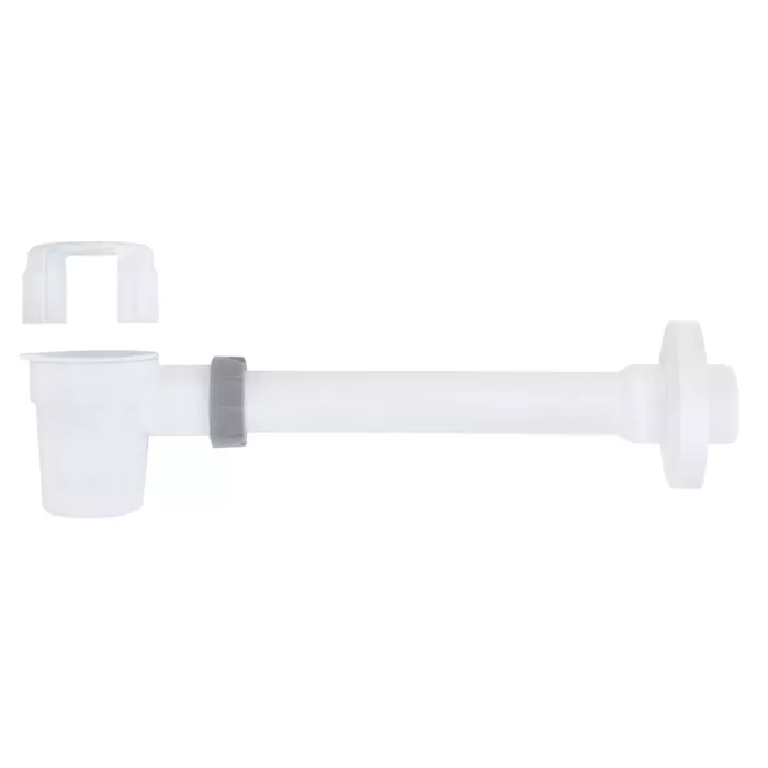 S1014 сифон для кондиціонеру*котла, сух. затвор, трубка 40/32*200 {60}