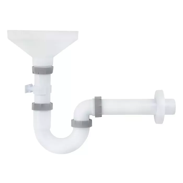 SK1010 сифон з розривом потоку 172х85*40, прямоточ., трубка 40*200, розетка {28/27}