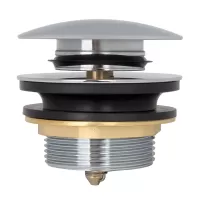 Донний клапан ITAL HF1056, автомат, Ø70мм, 1 1/2", латунь, хром