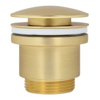 ITF 1083-31-MBG донний клапан 1 1/4" GOLD "сатинове золото" ITAL універсал., латунь (коробка) {50}