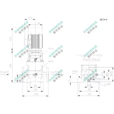 BLT4-4-0.75 SHIMGE 380В ц/біжний багатоступ. вертик. 0,75 кВт Hmax 38(32)м Qmax 100(66)л/хв {1}