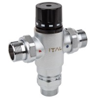 Клапан термостат. змішувальний 1" ITAL нік. (IT100-H1040)