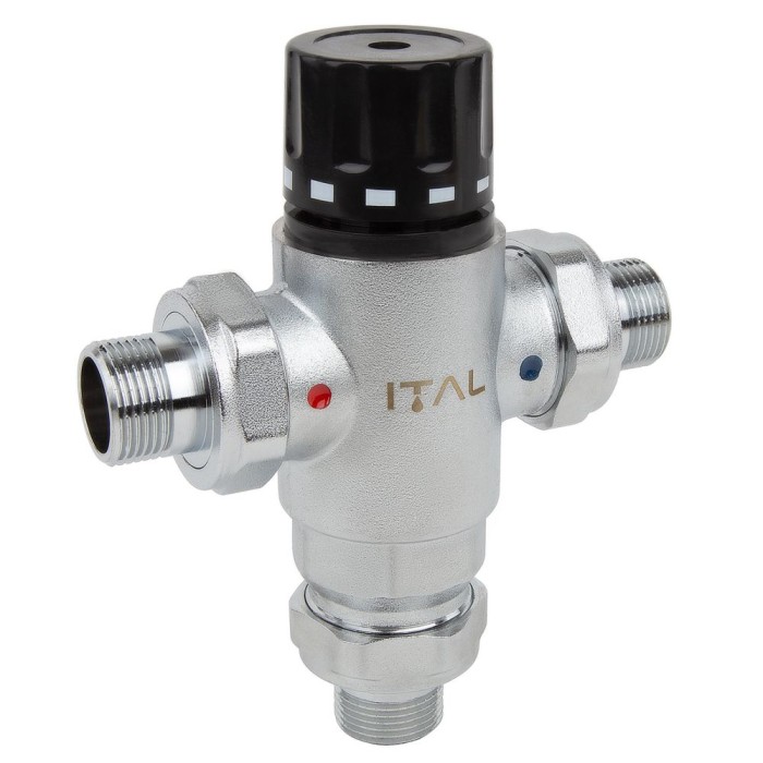 Клапан термостат. змішувальний 3/4" ITAL нік. (IT34-H1040)