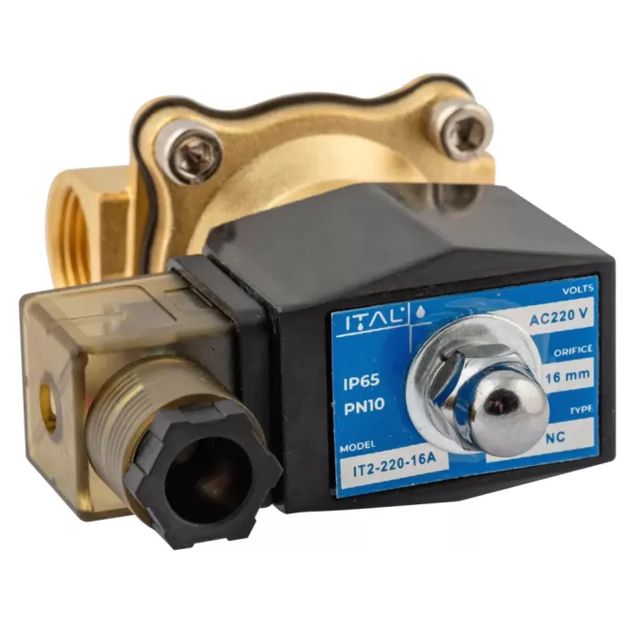 IT2-220-20A Клапан 3/4" електромагніт (NC) нормально-закрит. 2W200-20 AC 220V {35}