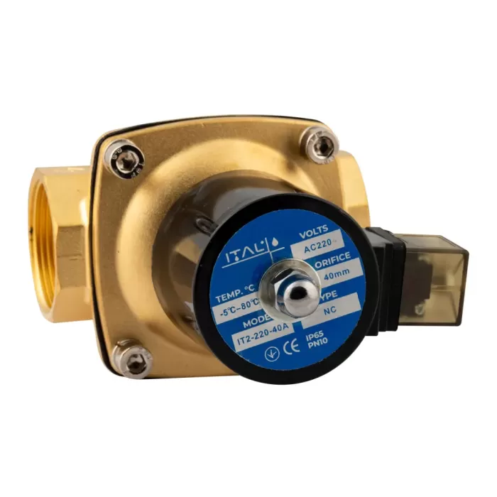 IT2-220-50A Клапан 2" електромагніт (NC) нормально-закрит. 2W500-50 AC220V {6}